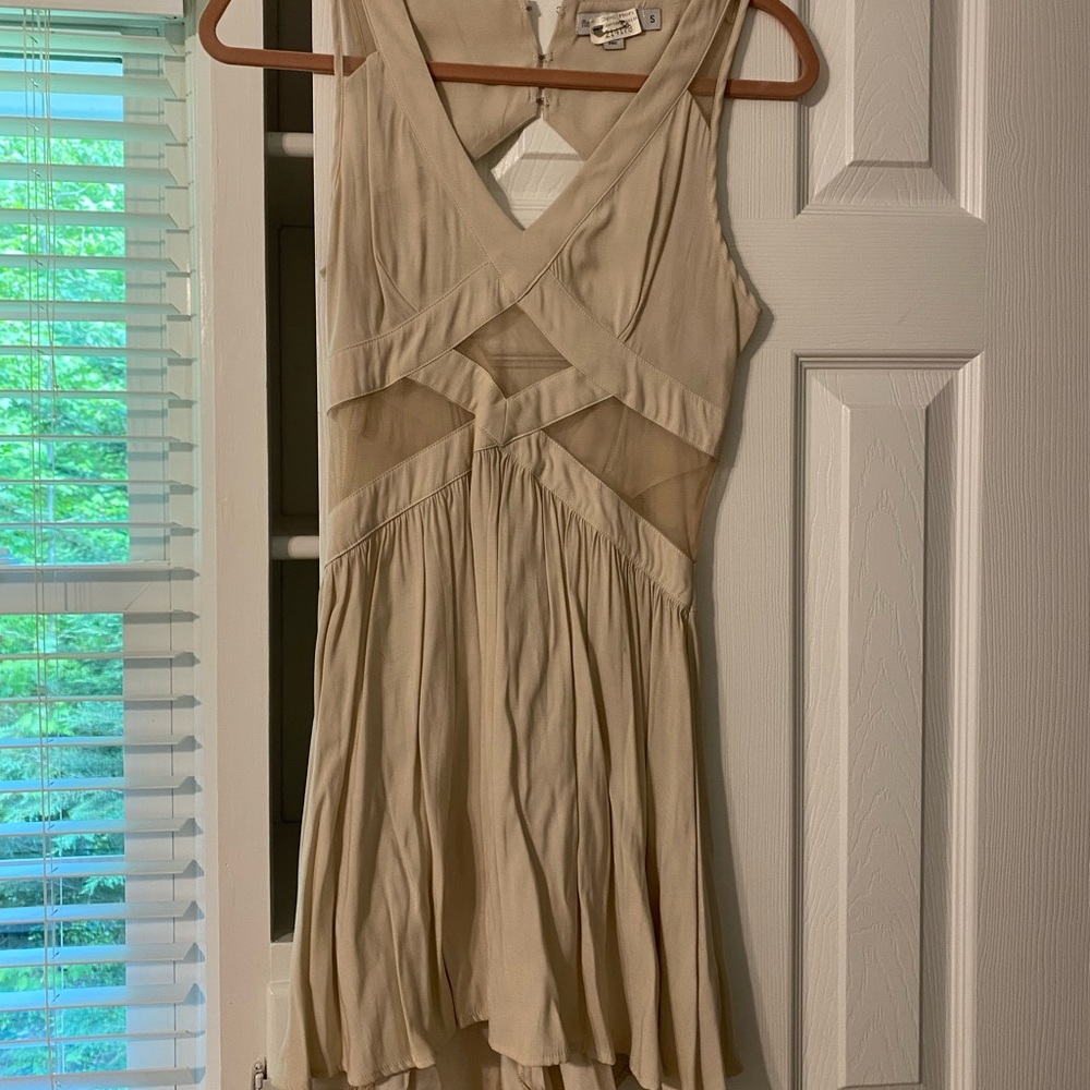 Finders keepers champagne cocktail dress